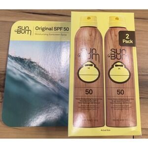 SUN BUM SPF 50 Sunscreen Spray 2 Pack 5oz Each Exp 12/2027  BRAND NEW!